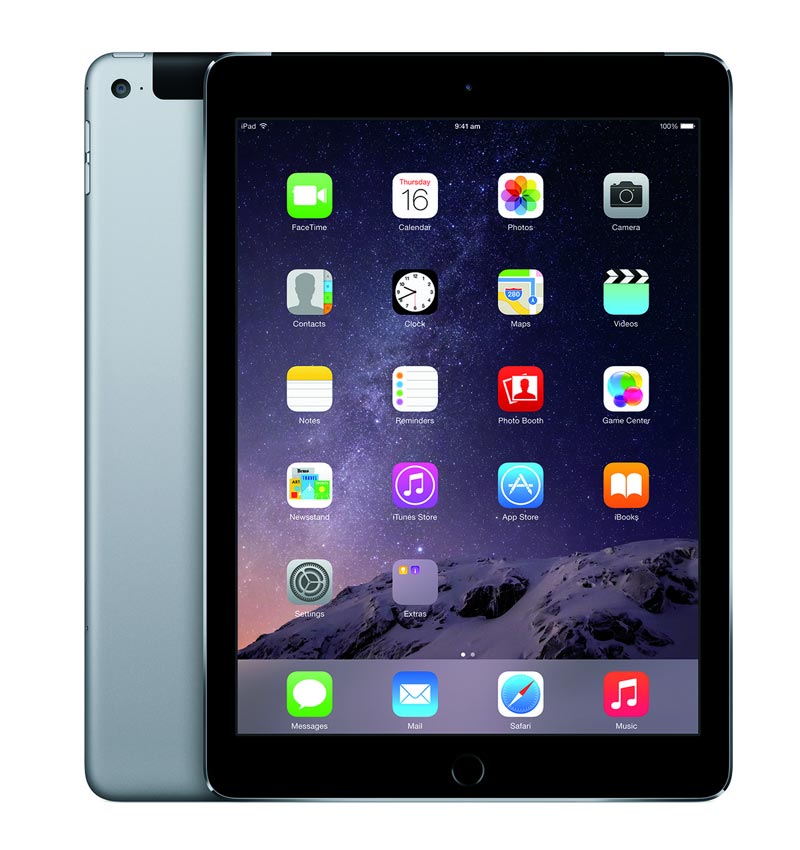 Apple iPad Air 2 Wi Fi Cellular 128 GB Tablet Space 